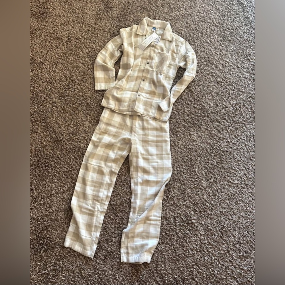 Old Navy checkered kids pajamas NWT